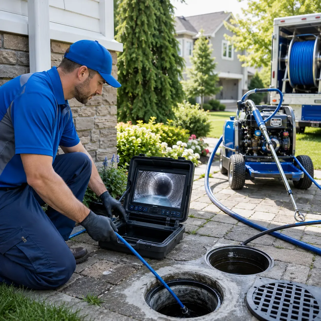 Outdoor drain cleaning professionals serving Bloomingdale, NY